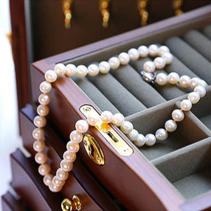 Boite à Bijoux - Coffret Secret Boisé-boite à bijoux- 136-Boite-a-Bijoux-Commode-Luxe_00062-ORNA | Rangement pour Bijoux