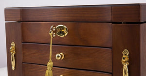 Boite à Bijoux - Coffret Secret Boisé-boite à bijoux- 136-Boite-a-Bijoux-Commode-Luxe_00063-ORNA | Rangement pour Bijoux