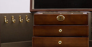 Boite à Bijoux - Coffret Secret Boisé-boite à bijoux- 136-Boite-a-Bijoux-Commode-Luxe_00064-ORNA | Rangement pour Bijoux