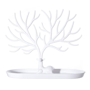 Arbre à Bijoux - Enfant Cerf Blanc-arbre à bijoux- 18-Arbre-a-Bijoux-Jolie-Cerf-Blanc_000921-ORNA | Rangement pour Bijoux