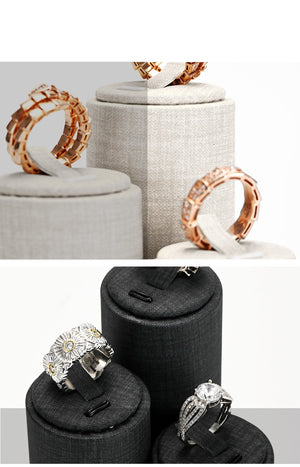 Porte Bijoux - Tours Noir-porte-bijoux- 68-Porte-Bijoux-Tri-tour-Noir_00420-ORNA | Rangement pour Bijoux