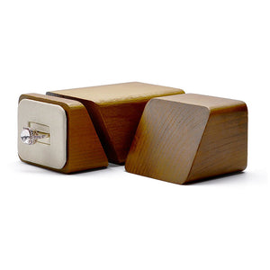 Porte Bijoux - Tri-bagues Crème-porte-bijoux- 84-Porte-Bijoux-Teck-Creme_00490-ORNA | Rangement pour Bijoux