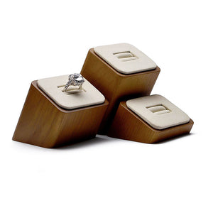 Porte Bijoux - Tri-bagues Crème-porte-bijoux- 84-Porte-Bijoux-Teck-Creme_00491-ORNA | Rangement pour Bijoux