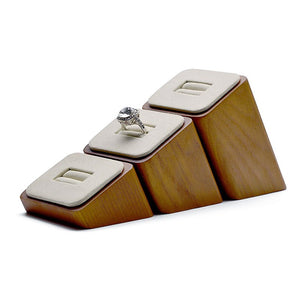 Porte Bijoux - Tri-bagues Crème-porte-bijoux- 84-Porte-Bijoux-Teck-Creme_00492-ORNA | Rangement pour Bijoux