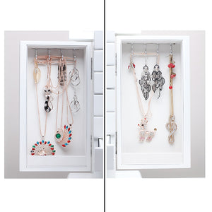 Boite à Bijoux - Majestueuse Blanche-boite à bijoux- Boite-a-Bijoux-Armoire_00060-ORNA | Rangement pour Bijoux