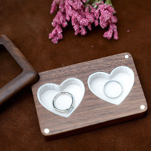 Boite à Bijoux - Coeur Noyer Blanc-boite à bijoux- Boite-a-Bijoux-Coeur-Noyer_00269-ORNA | Rangement pour Bijoux