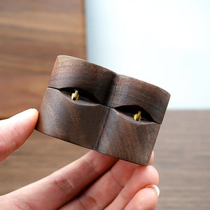 Boite à Bijoux - Fiançailles Coeur Brun Duo-boite à bijoux- Boite-a-Bijoux-Fiancaille_1__00580-ORNA | Rangement pour Bijoux