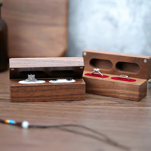 Boite à Bijoux - Double Noyer Bordeaux-boite à bijoux- boite-a-bagues-en-bois-de-noyer-boite-p_description-13-ORNA | Rangement pour Bijoux