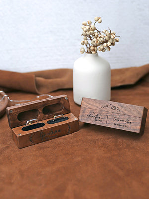 Boite à Bijoux - Double Noyer Dorian-boite à bijoux- boite-a-bagues-en-bois-de-noyer-boite-p_description-1-ORNA | Rangement pour Bijoux