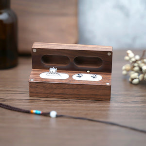 Boite à Bijoux - Double Noyer Blanc-boite à bijoux- boite-a-bagues-en-bois-de-noyer-boite-p_description-4-ORNA | Rangement pour Bijoux