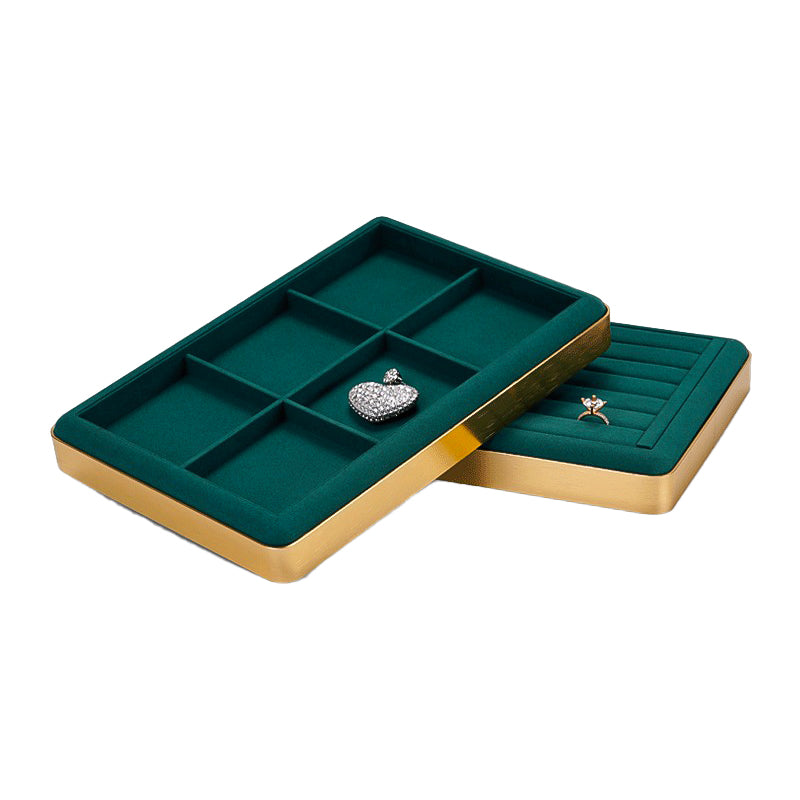 Présentoir Bijoux - Vert Doré Simple-présentoir bijoux- 1-Presentoir-Bijoux-Vert-Dore-6_00003_ORNA-ORNA | Rangement pour Bijoux