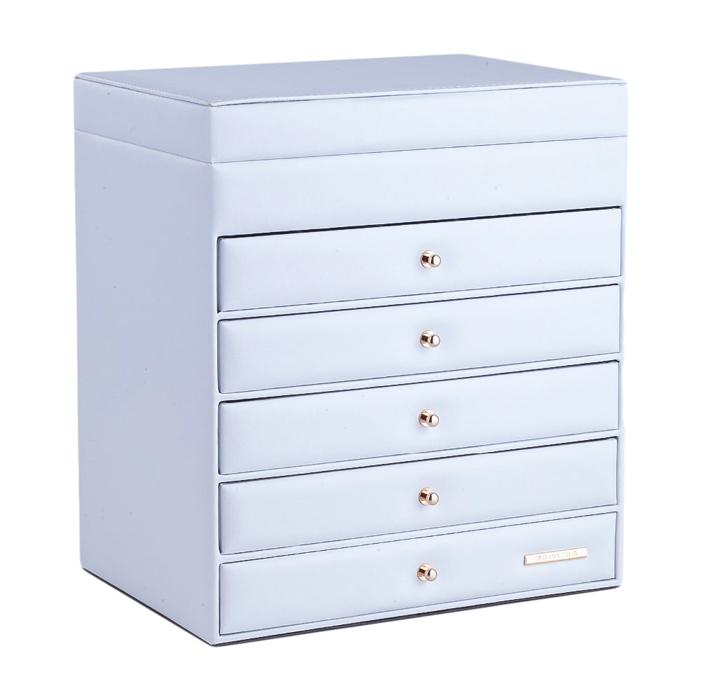 Boite à Bijoux - Somptueuse Blanche-boite à bijoux- Boite-a-Bijoux-Colossale-Blanc_00360-ORNA | Rangement pour Bijoux