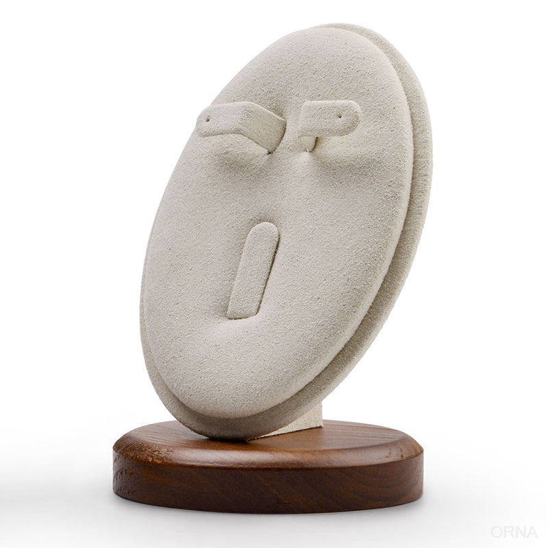 Porte Bijoux - Ellipse Crème-porte-bijoux- 11-Porte-Bijoux-Boucle-D_oreille-Ellipse-Blanc_00044-ORNA | Rangement pour Bijoux