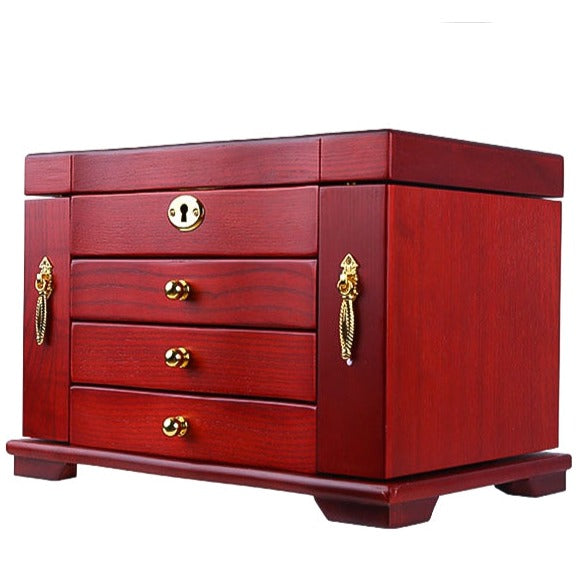 Boite à Bijoux - Coffret Secret Rouge-boite à bijoux- 135-Boite-a-Bijoux-Commode-Chic_00054-ORNA | Rangement pour Bijoux
