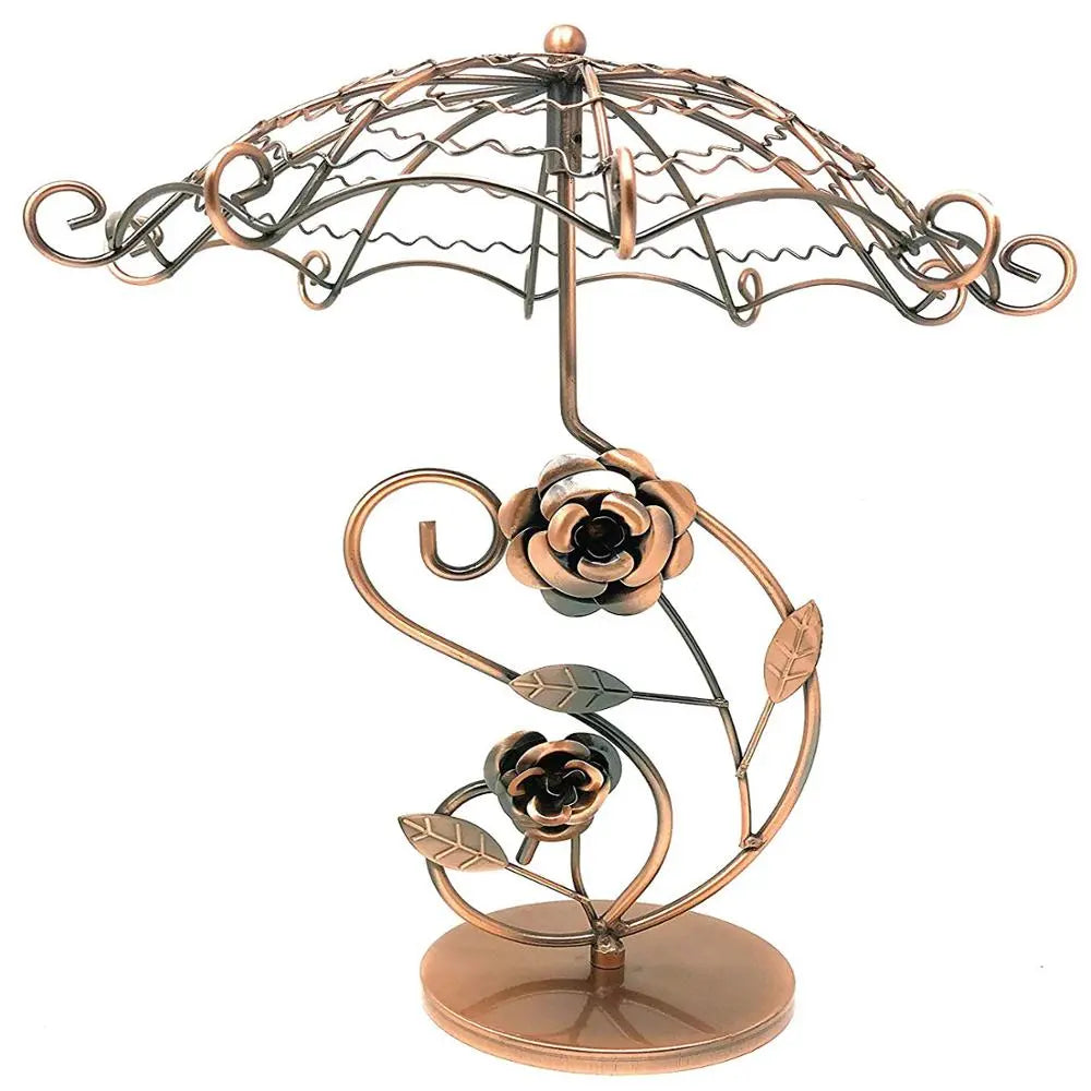 Arbre à Bijoux - Parapluie Bronze-arbre à bijoux- 29-Arbre-a-Bijoux-Parapluie-Dore_00119-ORNA | Rangement pour Bijoux