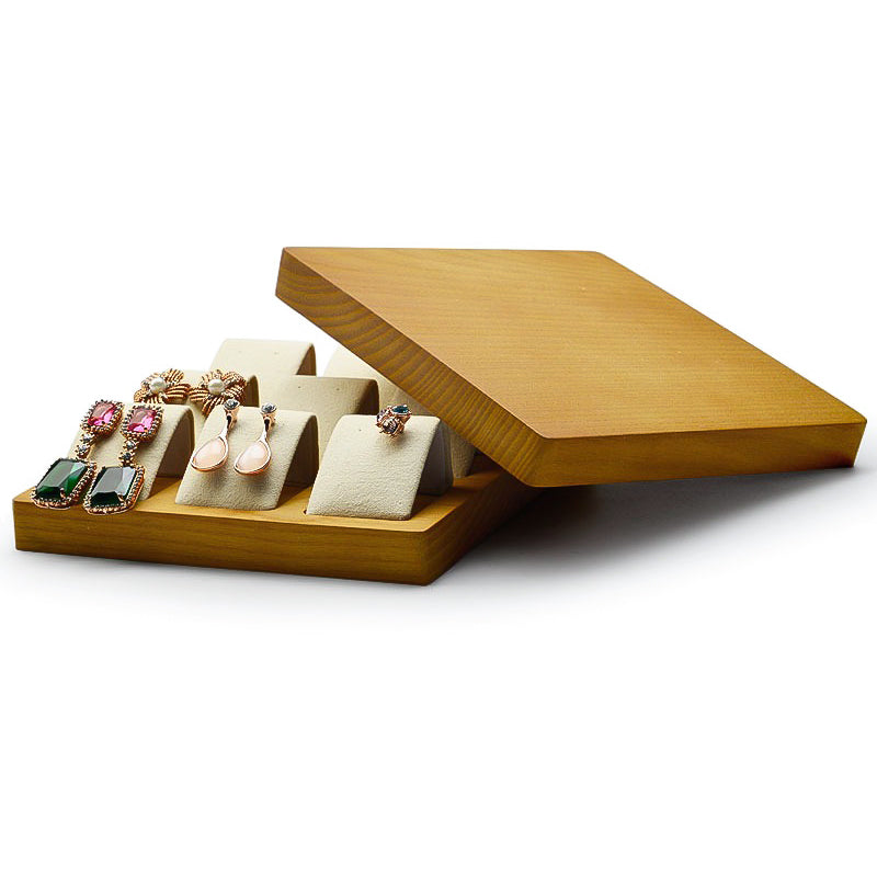 Porte Bijoux - Boucles D'oreilles Crème-porte-bijoux- 4-Porte-Bijoux-Boucles-D_oreilles-Creme_00025-ORNA | Rangement pour Bijoux