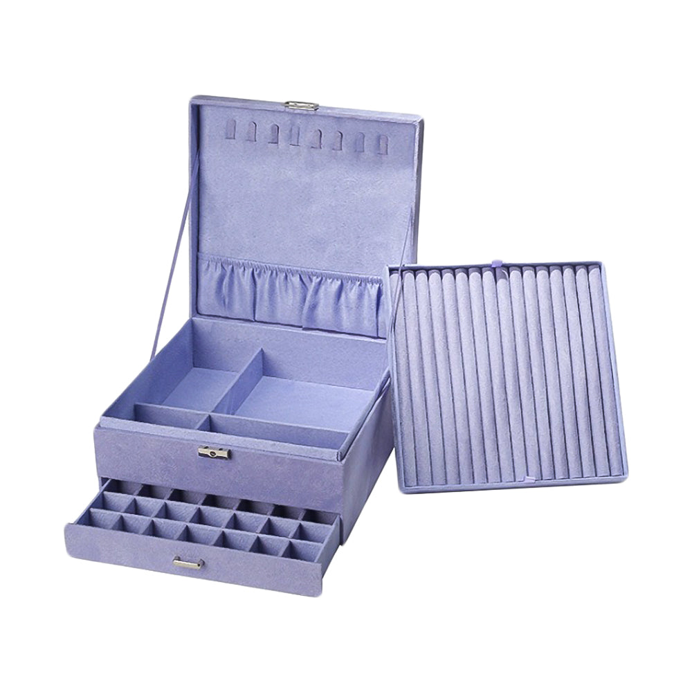 Boite à Bijoux - Coffret Mauve-boite à bijoux- Boite-a-Bijoux-Coffret-Mauve_00296-ORNA | Rangement pour Bijoux