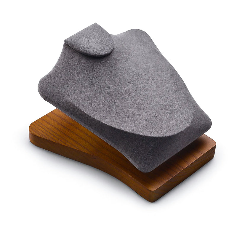 Porte Bijoux - Buste Ardoise-porte-bijoux- 6-Porte-Bijoux-Elegance-Grise_00033-ORNA | Rangement pour Bijoux