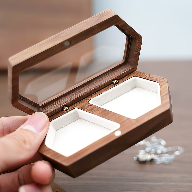 Boite à Bijoux - Boisé Blanche-boite à bijoux- Boite-a-Bijoux-Bague_00113-ORNA | Rangement pour Bijoux