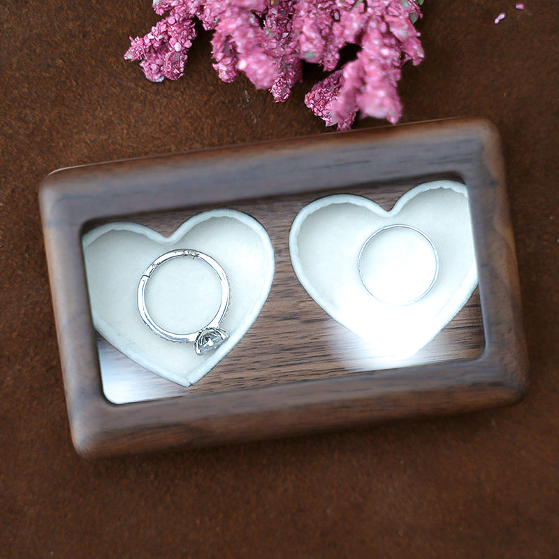 Boite à Bijoux - Coeur Noyer Blanc-boite à bijoux- Boite-a-Bijoux-Coeur-Noyer_00264-ORNA | Rangement pour Bijoux