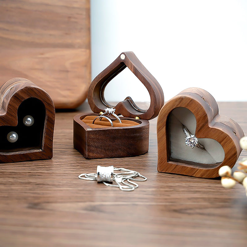 Boite à Bijoux - Fiançailles Coeur Dorian Duo-boite à bijoux- Boite-a-Bijoux-Fiancaille_1__00590-ORNA | Rangement pour Bijoux