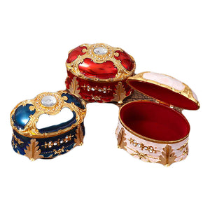 Boite à Bijoux - Vintage Royale Rouge-boite à bijoux- Boite-a-Bijoux-Luxueuse_00638-ORNA | Rangement pour Bijoux