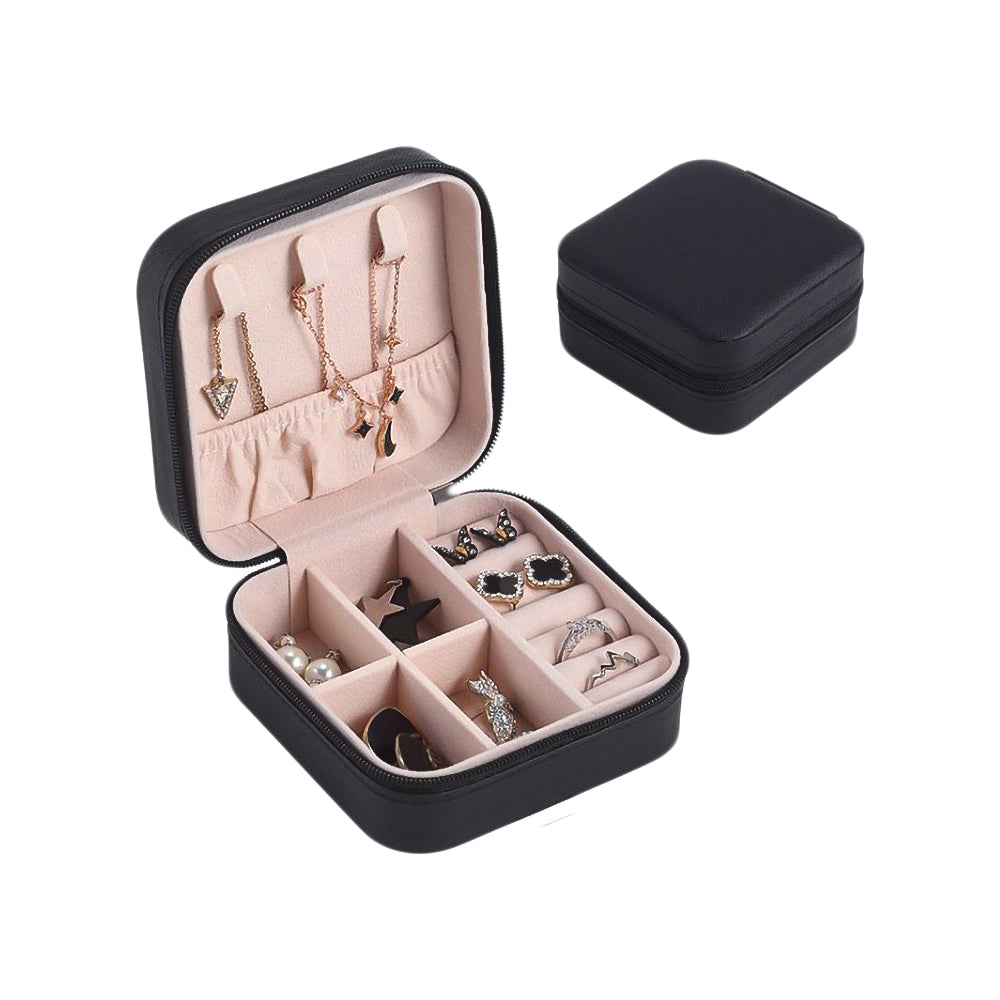 Boite à Bijoux - Petite Trousse de L'ombre-boite à bijoux- Boite-a-Bijoux-Trousse-noir_00968-ORNA | Rangement pour Bijoux