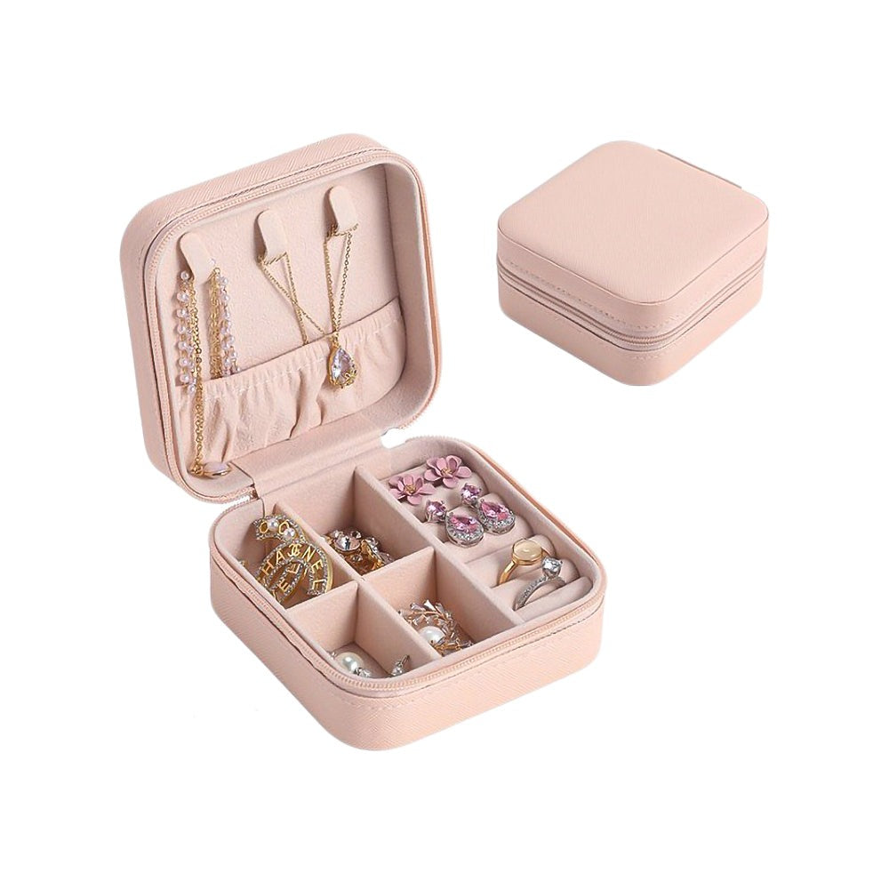 Boite à Bijoux - Petite Trousse Rose-boite à bijoux- Boite-a-Bijoux-Trousse-rose_00969-ORNA | Rangement pour Bijoux