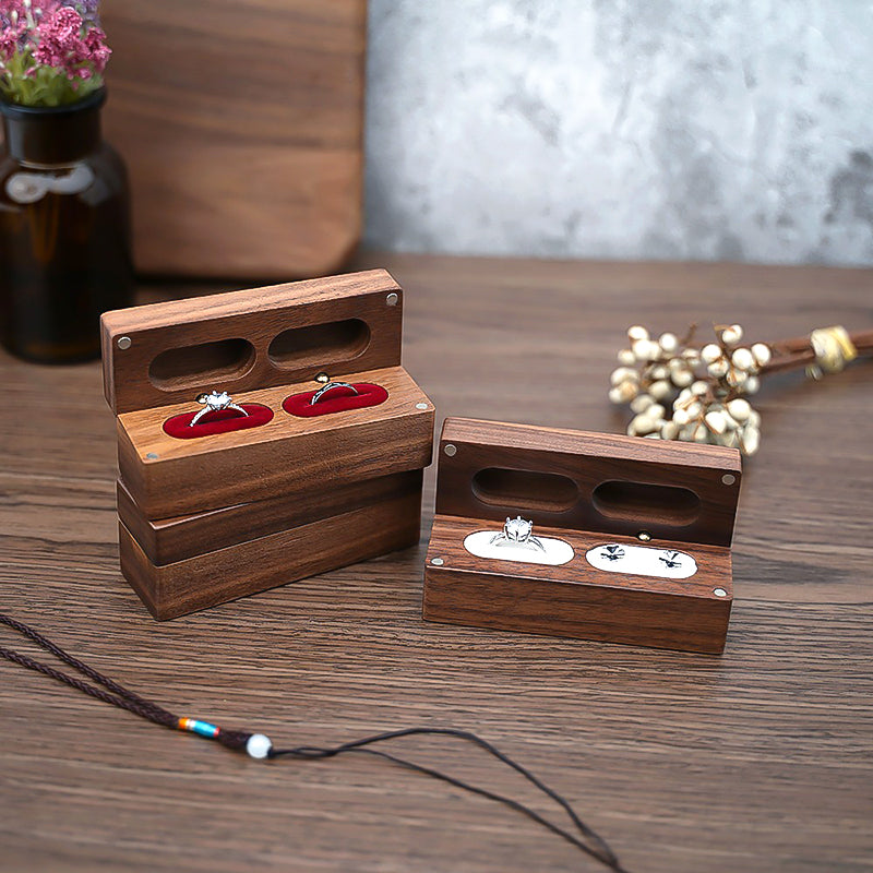 Boite à Bijoux - Double Noyer Blanc-boite à bijoux- boite-a-bagues-en-bois-de-noyer-boite-p_description-11_88a09de4-d76c-4110-98fe-1c6c99eab174-ORNA | Rangement pour Bijoux