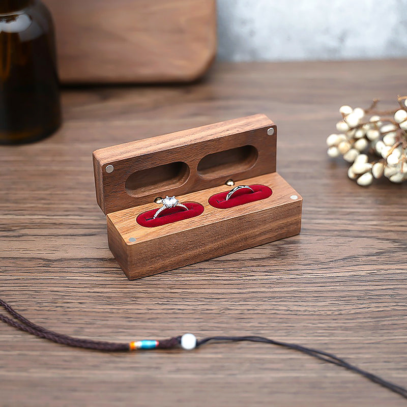 Boite à Bijoux - Double Noyer Bordeaux-boite à bijoux- boite-a-bagues-en-bois-de-noyer-boite-p_description-2-ORNA | Rangement pour Bijoux